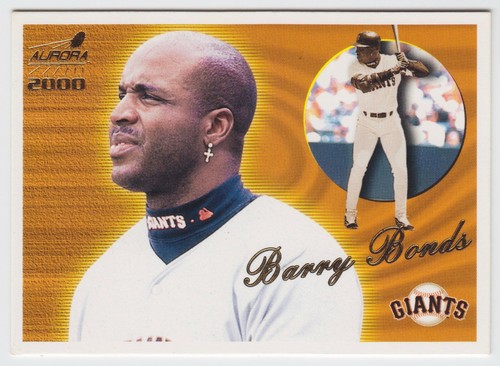 2000 Aurora - Barry Bonds - #128 - San Francisco Giants - NrMt-Mt - Picture 1 of 4