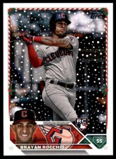 Brayan Rocchio 2023 Topps Holiday #H63 Cleveland Guardians