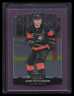 #ad 2022 23 O Pee Chee Platinum #190 Cam Atkinson Matte Pink $1.49