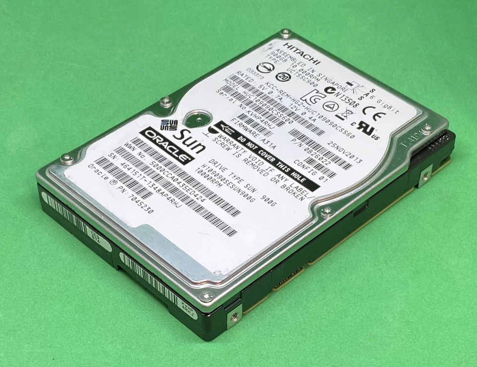 Oracle Sun 7045230 900GB 2.5-inch 10K RPM 6Gb/Sec SAS Disk Drive 15mm height - Image 3 of 4