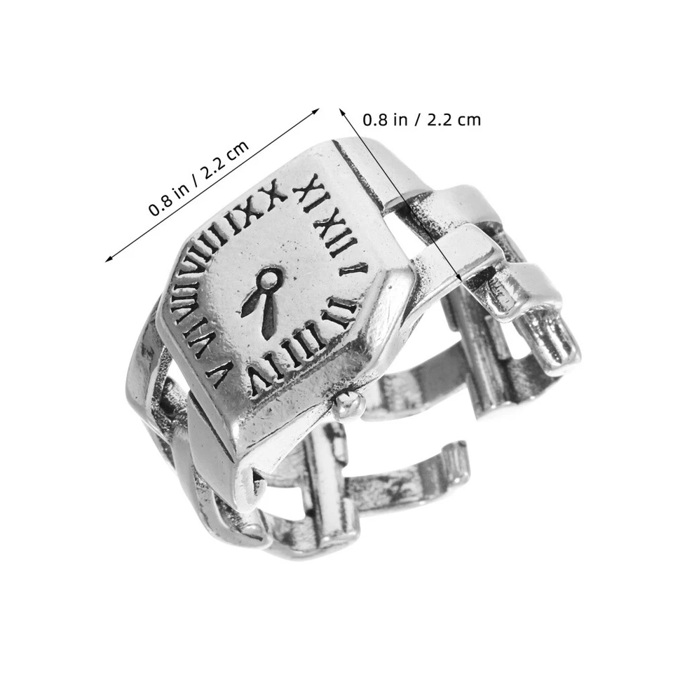 2PCSwatch rings for women watch chapter ring ring watch Watches Antique Finger - Image 2 of 4