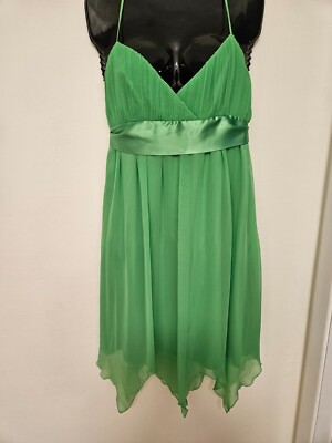 ABS by Allen Schwartz Green Cocktail Dress Size 6