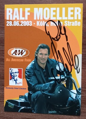 Ralf Moeller ''Gladiator'' ''Cyborg'' ''The Viking Sagas'' Hand Signed 6X4'' Photograph