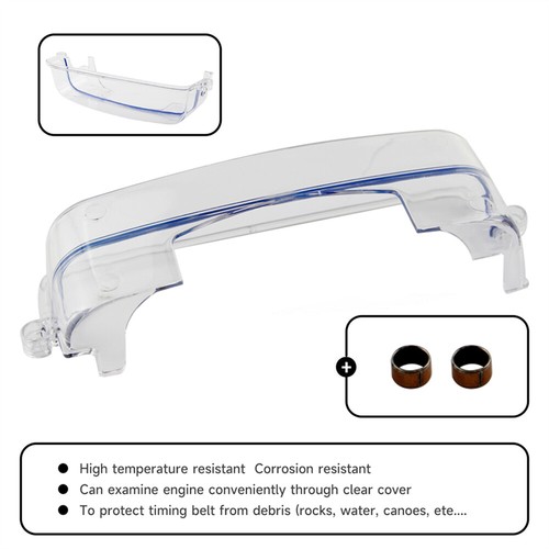 Clear Gear Cam Timing Belt Cover For Lexus SC300 IS300 Toyota Supra 2JZ-GTE - Picture 3 of 9