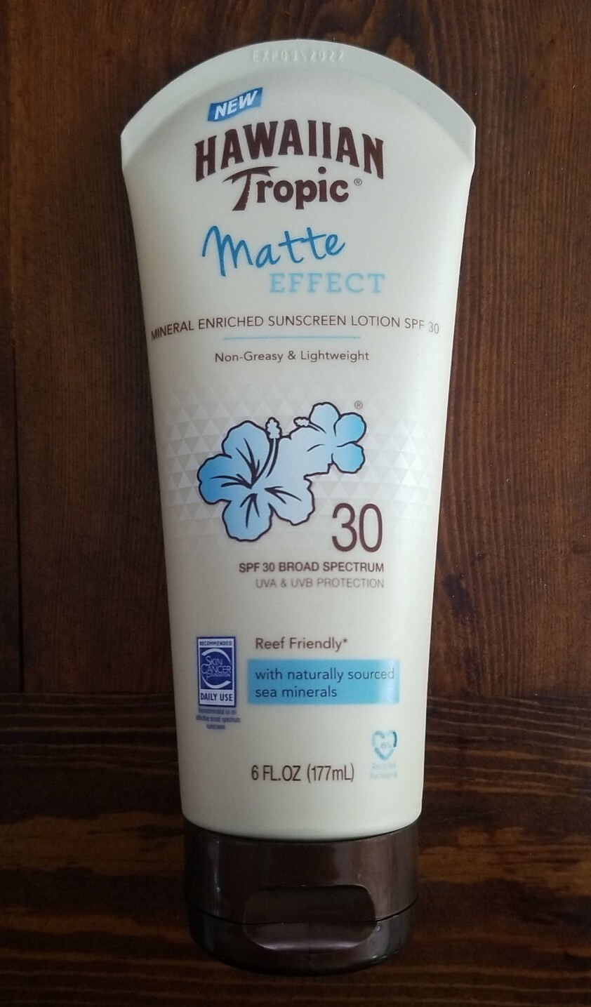 3pack Hawaiian Tropic Matte Effect SPF 30 Mineral Enriched Sunscreen