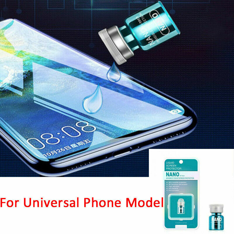 3x NANO Liquid Glass Screen Protector Oleophobic Coating Film Universal