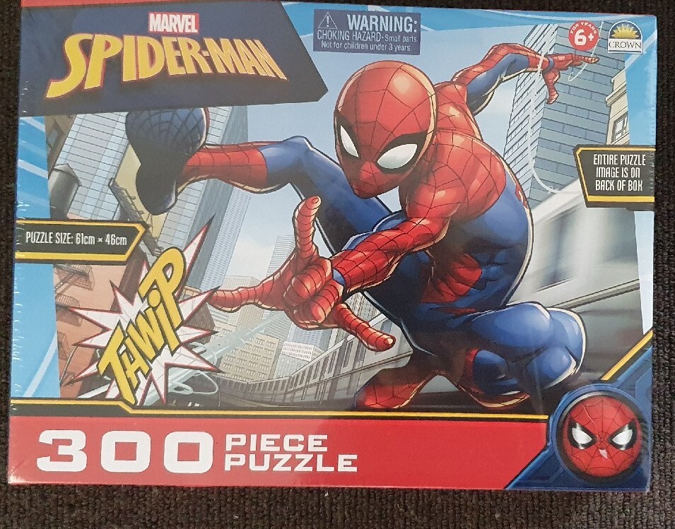 Marvel Spider-Man Jigsaw Puzzle New Sealed 300 Piece 6+ Years