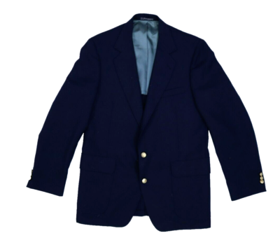 Vintage Talbot Jaimes Navy Blue 2 Gold Button Sport Coat Blazer