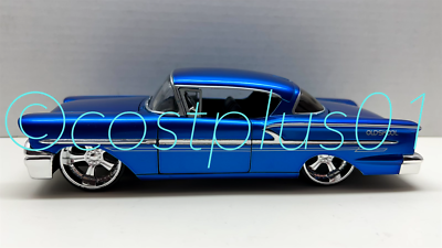 JADA DUB CITY OLDSKOOL 1958 CHEVY IMPALA 1:24 BLUE | eBay