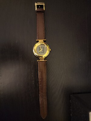 Vintage Fendi 18K Gold Plated 320L Swiss Made Quartz Ladies Watch