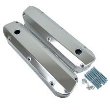 Small Block Ford Fabricated Satin Aluminum Valve Covers Sbf 289 302 351w