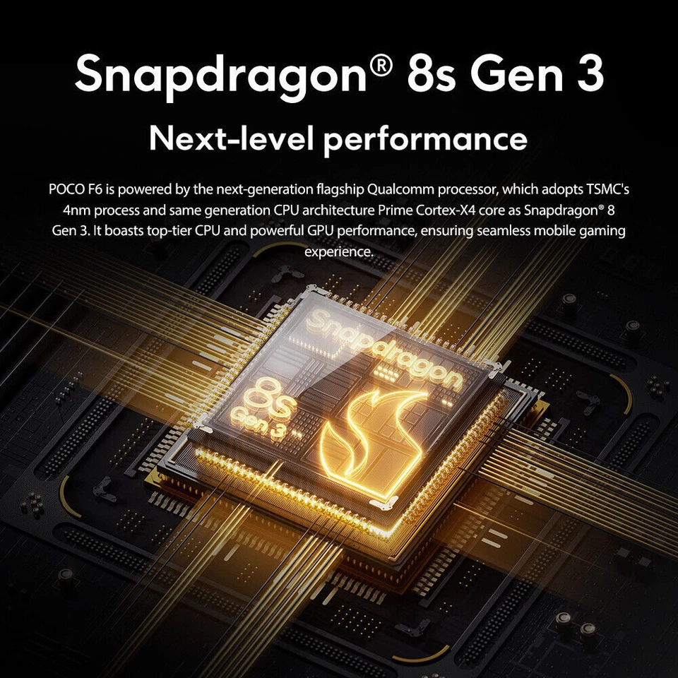 Xiaomi POCO F6 5G Smartphones 12GB+512GB 6.67" AMOLED HyperOS Snapdragon 8s Gen3 - Image 2 of 4