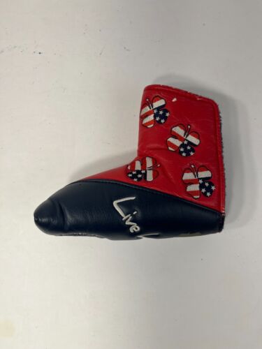 Clover Black Live Lucky Golf Putter Cover - Rot Weiß Blau - Blade Putter WERT - Bild 4 von 4