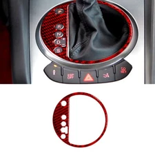 For Audi TT 2008-2014 Red Carbon Fiber Interior Automatic Gear Shift Cover Trim