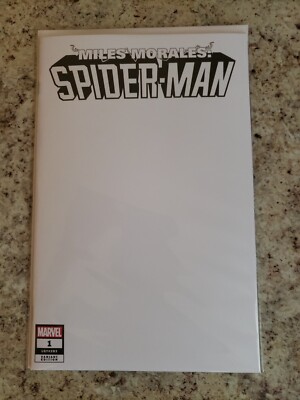 miles morales spider-man # 1 Blank Cover Variant 