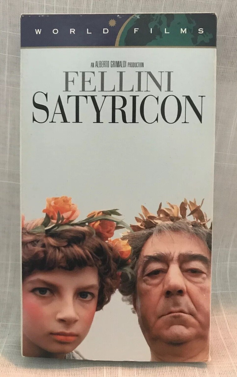 Satyricon (VHS, 1968) Federico Fellini Tested 27616737533| eBay