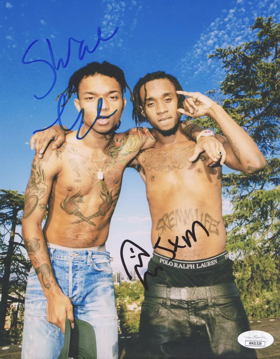 SWAE LEE SLIM JXMMI signed 8x10 photo 1 RAPPERS JSA CERTIFIED