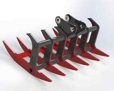 13 Ton Digger / Excavator Rake Windrow HARDOX 450 INC VAT Hitachi CAT JCB KU