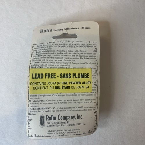 RAFM Adventurers 3930 EVIL CLERIC (FEMALE) Metall Miniatur NEU RAR! - Bild 2 von 2