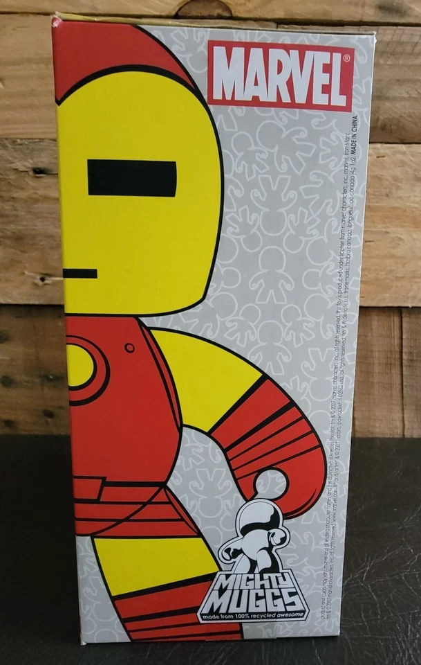 Figura Vinilo Marvel Mighty Muggs Iron Man Exclusiva - Nueva en Caja Foto 4 de 4