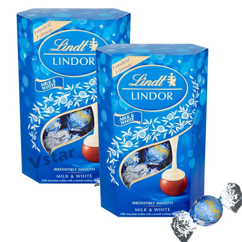 Lindt Lindor Milk & White Truffles 2 x 200g Perfect Kids Gift | eBay
