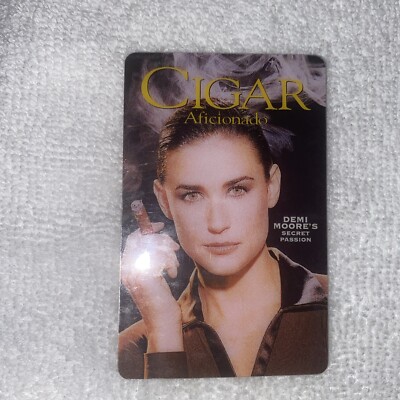 Demi Moore: Cigar Aficionado Make-A-Wish Benefit 9/96 Phone Card