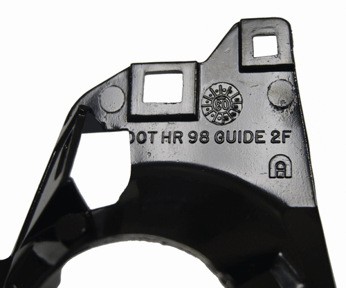 1998-2002 Pontiac Firebird Left LH Headlight Bracket New Black Metal 16523943 - Picture 3 of 5