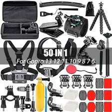 Accessories Kit for Gopro Hero 12 11 10 9 8 7 6 Black Tripod for Action Camera