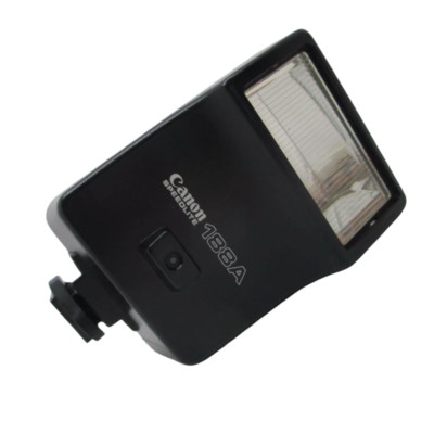 Canon Speedlite 188A Shoe Mount Flash for 35MM SLR Film Camera AE-1 A-1 WORKING