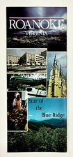 1980s Roanoke Virginia Blue Ridge Star Vintage Travel Brochure Mountain Culture