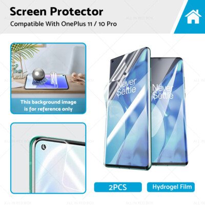 2 PCS Screen Protector HD Clear Film Suitable for OnePlus 11 10 Pro