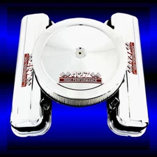 ChromeTall Valve Covers and Air Cleaner Combo Fits Big block Chevy 427 Engines