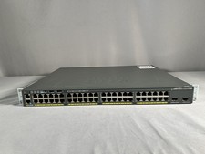 CISCO CATALYST 2960 X-SERIES SWITCH 48 PORT Poe WS-C2960X-48FPD-L FULLY TESTED