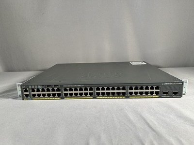 CISCO CATALYST 2960 X-SERIES SWITCH 48 PORT Poe WS-C2960X-48FPD-L *FULLY TESTED*