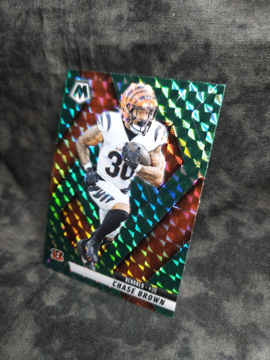 2025 Mosaic Football #220 Chase Brown Green Mosaic Prizm | eBay