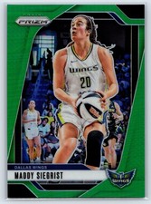 2024 Panini Prizm WNBA #94 Maddy Siegrist Green Prizms