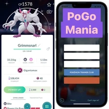 Shiny Gigantamax Grimmsnarl✨mini PTC 80k✨(read description)