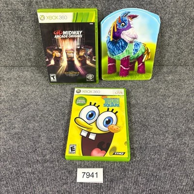 SpongeBob's Truth or Square Midway Arcade Origins 	Viva Pinata Video Game Lot