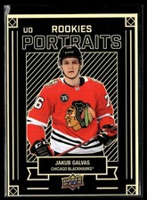 2022-23 Upper Deck UD Portraits Jakub Galvas Chicago Blackhawks #P-69