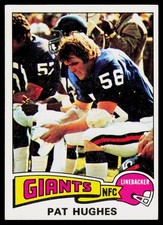 Pat Hughes, 1975 Topps, #502, New York Giants,