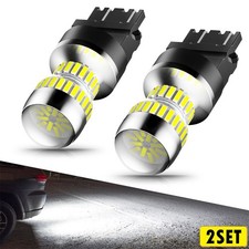 2Set AUXITO 3156 3157 LED Tail Backup Light Reverse Bulb White For F-150 Ford EV