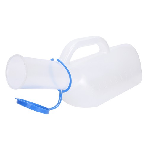 Men Plastic Urinal Male Elderly Bedridden Patient Urine Pee Bottle 1000ml - Picture 12 of 24