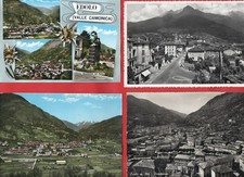 EDOLO - LOTTO DI 8 CARTOLINE D'EPOCA BN - BRESCIA - vedi foto