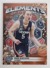 Paige Bueckers Bowman Best Elements Of The Game Orange Refractor /25