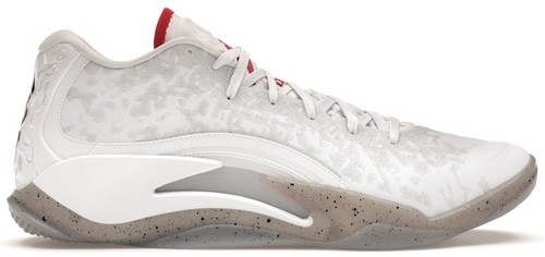 Nike Air Jordan Zion 3 Fresh Paint White Varsity Grey Red DR0675-106 sz 14 Men Nike Air Jordan Zion 3 Fresh Paint White Varsity Red Grey  main image 3
