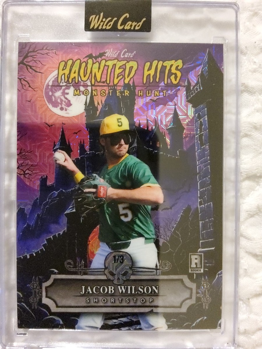 2025 Wild Card Haunted Hits JACOB WILSON 1/3 🔥 Athletics Monster