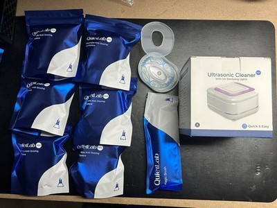 Sealed QuietLab Quiet Lab Pro Adjustable Anti-Snoring Mouthpiece+extras