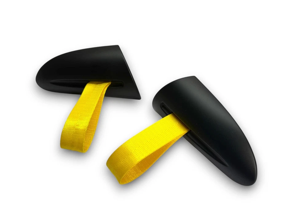 GT3RS Style Interior Handle Yellow Straps For Porsche 997 911 987 Cayman Boxster Foto 2 de 3