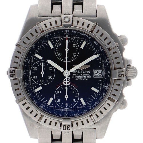 BREITLING A13353 Chronomat black Dial Automatic Stainless Stee...