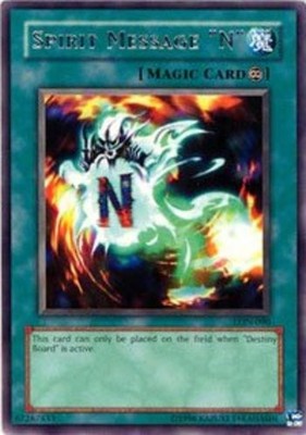 Spirit Message "N" - LON-090 - Rare - Unlimited Edition - Lightly Played